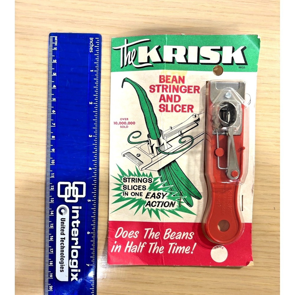Vintage The Krisk Bean Stringer & Slicer Kitchen Tool Made In Australia